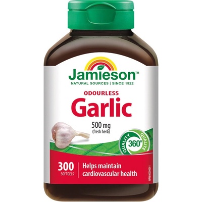 Jamieson Česnek bez zápachu 500 mg 300 kapslí