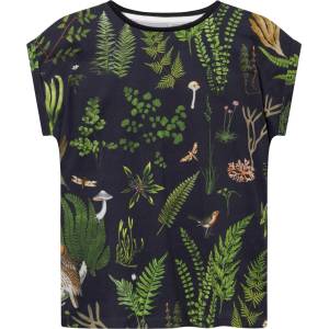 DEDICATED Дамска тениска DEDICATED Women's T-Shirt Visby Secret Garden T-shirt - Multi Color - размер XS (916-5024-0111)