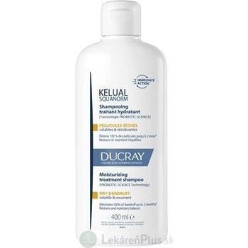 Ducray Kelual Squanorm Hydratačný ošetrujúci šampón proti suchým lupinám 400 ml