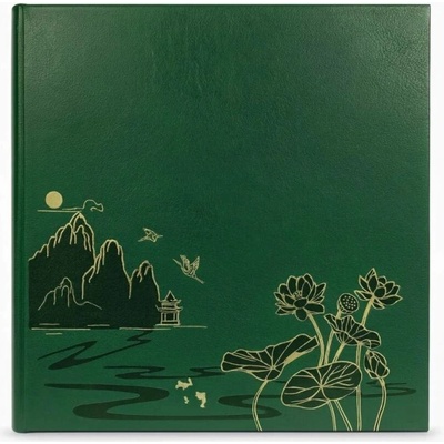 GEDEON Fotoalbum LOTUS, 10x15, šité, 200 fotografií Barva: Zelená