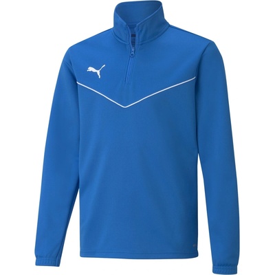 Puma Jr Teamrise 1/4 Zip Top 657395-02 modrá