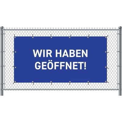Jansen Display Standardní banner na plototevřeno Němec modré, 2000 x 1000 mm