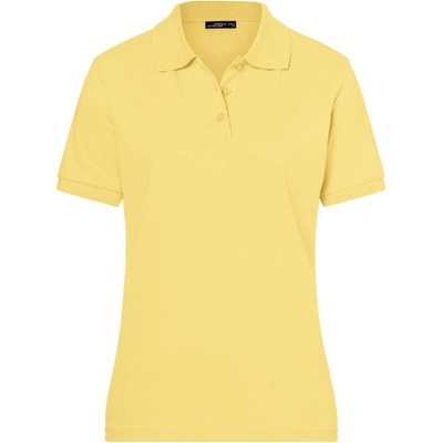James & Nicholson JN 71 Dámske piqué polo žltá acid