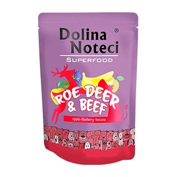 Dolina Noteci superfood еленово и говеждо месо 300 г - мокра храна за кучета