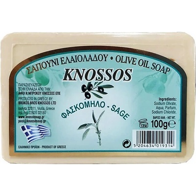 Knossos Olivové mýdlo šalvěj 100 g
