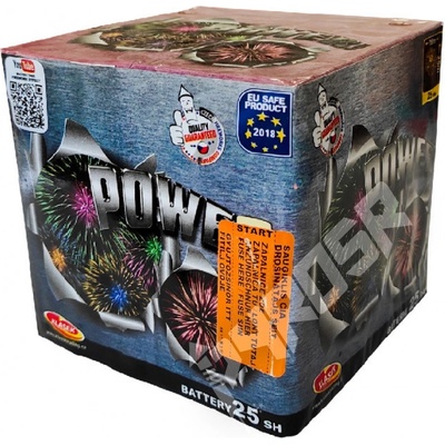 Kompaktní ohňostroj Power! 25 ran 20 mm