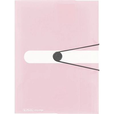 Herlitz A4 desky s gumou rose 3 klopy