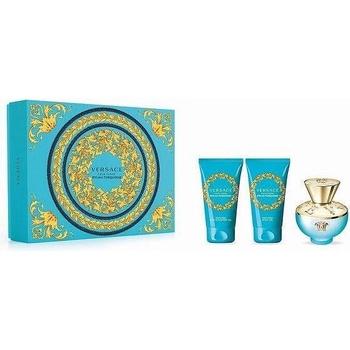 Versace Pour Femme Dylan Turquoise за жени комплект EDT 50 ml + BL 50 ml + SG 50 ml