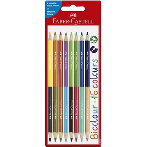 Faber-Castell Цветни моливи FABER-CASTELL Bicolor двуцветен 8 броя 16 цвята 116197 (116197)