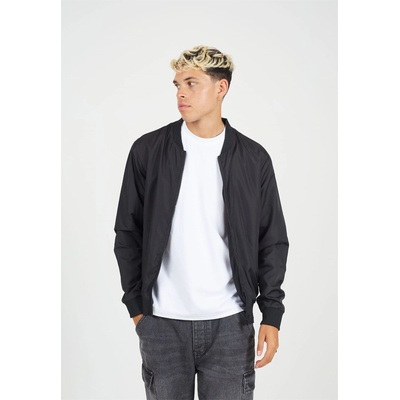 Brave Soul Яке Brave Soul Men's Long Sleeve Bomber Jacket - Black