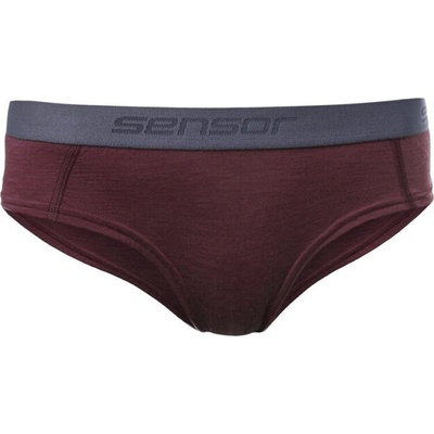 SENSOR MERINO AIR dámské kalhotky port red