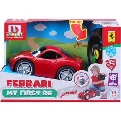 BB Junior Ferrari 458 Italia so zvukmi červená