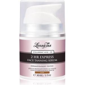 Loving Tan 2 HR Express серум за лице за изкуствен тен цвят Dark 30ml