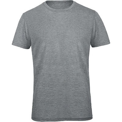 B&C pánske tričko TM055 heather light grey