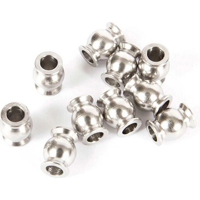 Axial guľový čap antikoro oceľ 7,5 mm 10