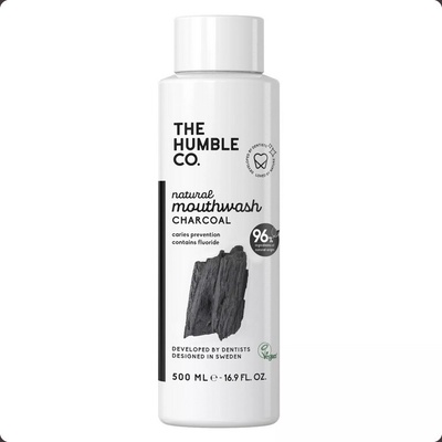 The Humble Co. Prírodná s aktívnym uhlím 500 ml