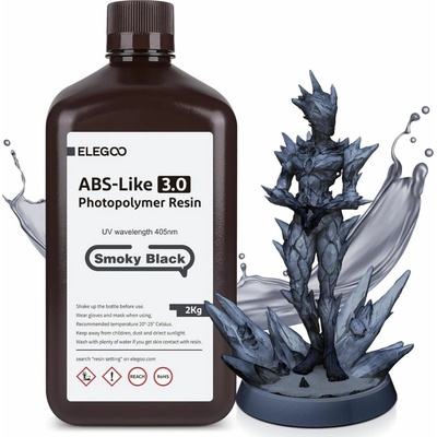 Elegoo ABS-like Resin V3.0 2KG Smoky Black 50.103.0187