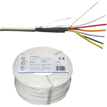 eRaya AL10622-100 Кабел за алармени инсталации 6-жилен екраниран 100m (AL10622-100)