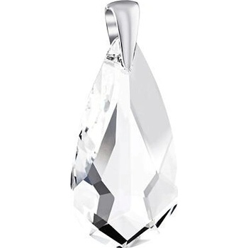 SILVEGO Strieborný prívesok kvapka číra so Swarovski® Crystals LSW6100P24C
