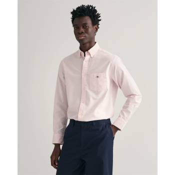 Image 1 of Gant Regular Fit Oxford Shirt - Pale Pink 662