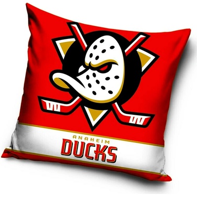 TipTrade Velurový Polštář NHL Color Anaheim Ducks 40x40