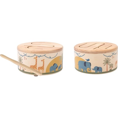 2Kids Toys Wooden Drum Safari музикална играчка 18m+