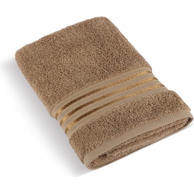 Bellatex froté ručník Linie 50 x 100 cm tmavě béžová