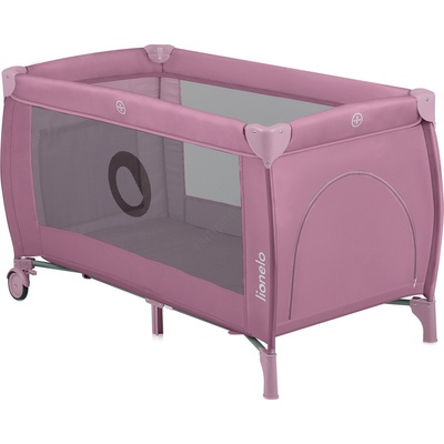 Lionelo - Преносима пътна кошара STEFI PLUS Розова магнолия (LN0315)