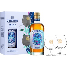 Cihuatán Indigo 8y 40% 0,7 l (darčekové balenie 2 poháre)