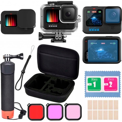 Plovoucí rukojeť GearPro pro GoPro 12 11 10 9, Příslušenství, Pouzdro, Sklo, Bojka