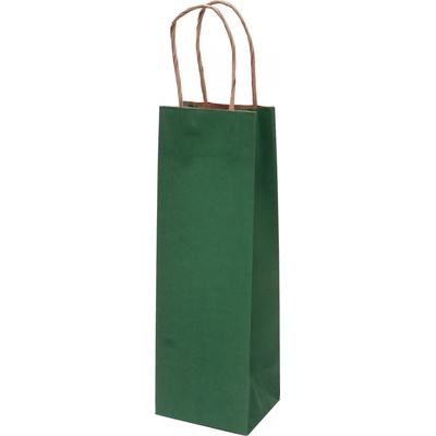 EUROCOM Подаръчна торбичка Eco Bottle, 10x36x10cm, зелена (25405-А-ЗЕЛЕН)