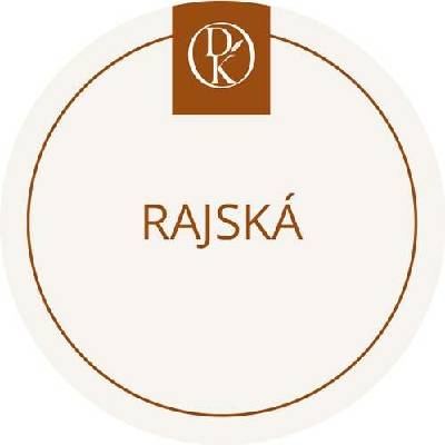 Davídkovo koření Etiketa Rajská béžová průměr 4,5 cm 1 ks
