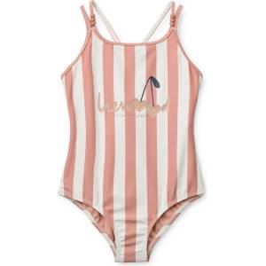 LIEWOOD Детски бански костюм LIEWOOD Kid's Suna Stripe Swimsuit - Coral Blush / Creme De La Creme Stripe - размер 92 (EU) (750-3108-0112)