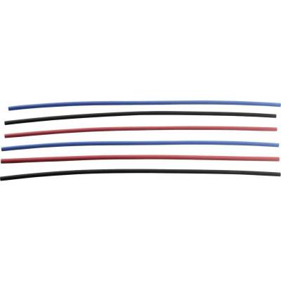 DSG Canusa 8014060000 sada zmršťovacých bužírok čierna, červená, modrá 6 mm 2 mm Pomer zmrštenia:3:1 1.5 m