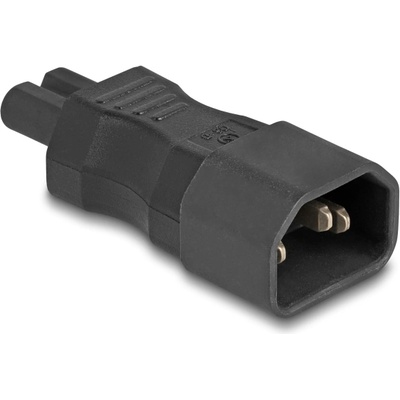 Delock Захранващ адаптер IEC 60320 - C14 - C7, мъжки / женски, 2, 5 A, прав