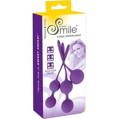 Sweet Smile 3 Kegel Training Balls Purple