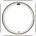 DW DRUMS Кожа за барабан DW DRUMS - Модел DRDHCL16 16" Clear