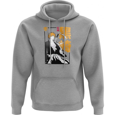 Bleach mikina Kurosaki Ichigo Šedé