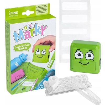 COLOP DIY MARKY 20 Razítko na oblečení DRUKARENKA – Zelené + Štítky