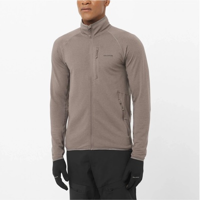 Salomon Мъжко поларено яке Salomon Essential Lightwarm Fleece jacket - Iron (005-6023-0511)