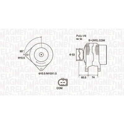 Generátor MAGNETI MARELLI 063731905010