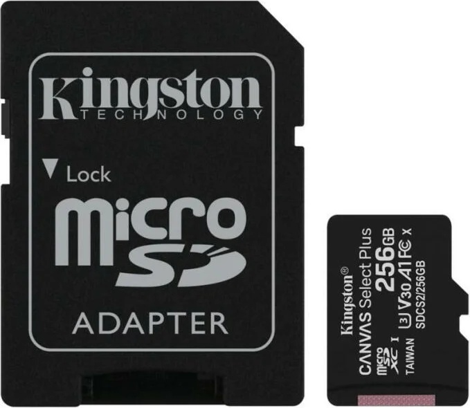 Kingston microSDXC Canvas SeIect Plus 256GB UHS-I/A1/C10 SDCS2/256GB