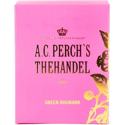 A.C. Perch's Thehandel Zelený čaj GREEN RHUBARB 10 čajových vrecúšok