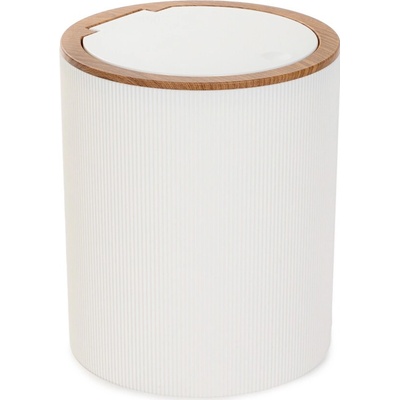 Homla BASIC Kôš na odpadky 5 l biely