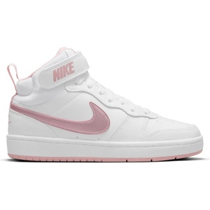 Nike Детски обувки Nike Court Borough Mid 2 Big Kids Shoes - White/Pink