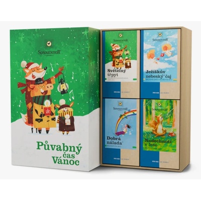SONNENTOR - Подаръчна кутия за чай, Очарователното време на Коледа