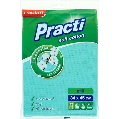 Paclan univerzálna utierka do domácnosti Soft Cotton 10 ks