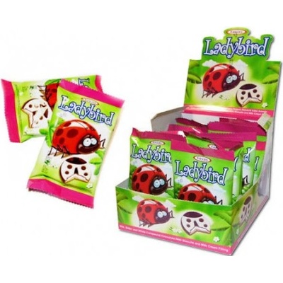 LADYBIRD sušenka s náplní 24 x 25 g