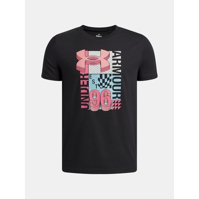 Under Armour Chlapecké tričko UA B LOGO WM COLLAGE SS-BLK Černá – Zboží Mobilmania