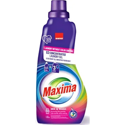 Sano Mix & Wash течен препарат за цветно пране концентрат 60 дози